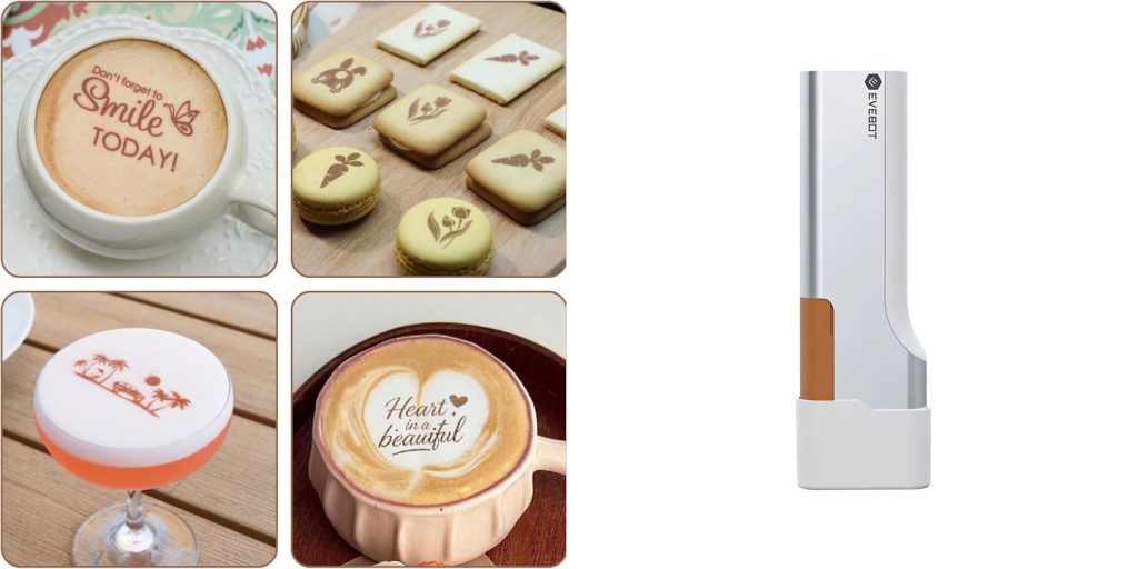 EVEBOT-Handheld-Food-PrintPen-Portable-Mini-Coffee-Latte-Art-Printer